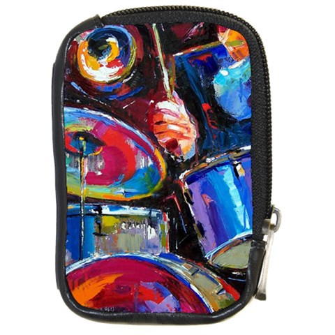 Dram Abstrak Compact Camera Leather Case from ArtsNow.com Front