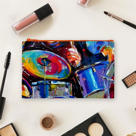 Dram Abstrak Cosmetic Bag (Medium) from ArtsNow.com Front