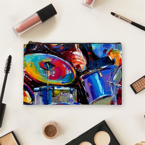Dram Abstrak Cosmetic Bag (Medium) from ArtsNow.com Front