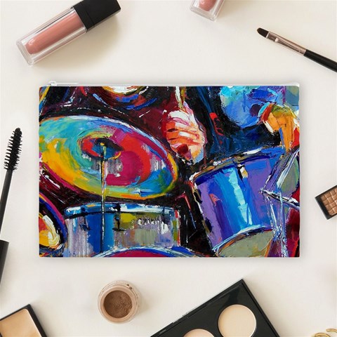 Dram Abstrak Cosmetic Bag (Large) from ArtsNow.com Front
