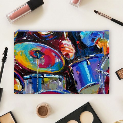 Dram Abstrak Cosmetic Bag (Large) from ArtsNow.com Front