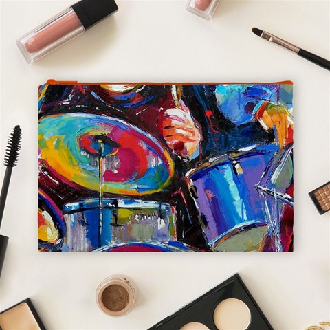Dram Abstrak Cosmetic Bag (Large) from ArtsNow.com Front