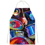 Dram Abstrak Full Print Apron