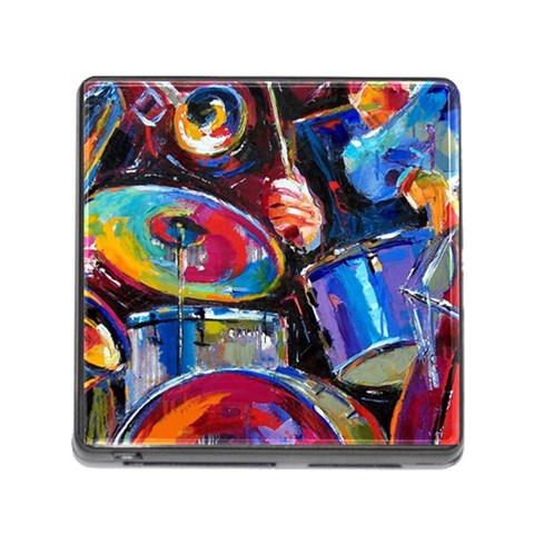 Dram Abstrak Memory Card Reader (Square) from ArtsNow.com Front