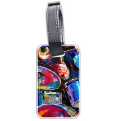 Dram Abstrak Luggage Tag (two sides) from ArtsNow.com Back