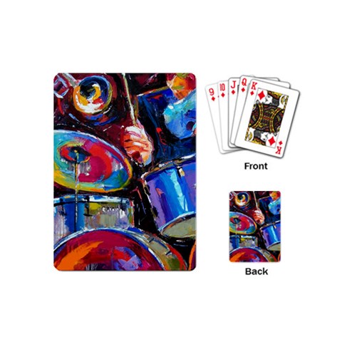 Dram Abstrak Playing Cards (Mini) from ArtsNow.com Back