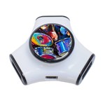 Dram Abstrak 3-Port USB Hub