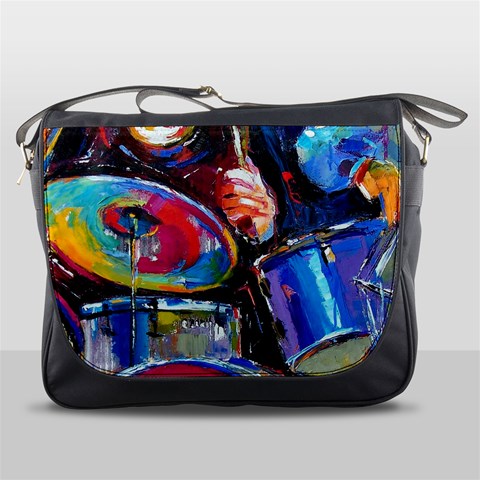 Dram Abstrak Messenger Bag from ArtsNow.com Front