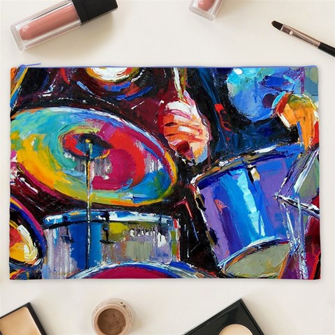 Dram Abstrak Cosmetic Bag (XXL) from ArtsNow.com Front