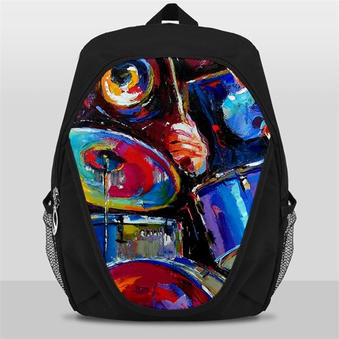 Dram Abstrak Backpack Bag from ArtsNow.com Front