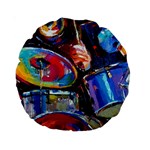 Dram Abstrak Standard 15  Premium Round Cushion 