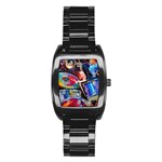 Dram Abstrak Stainless Steel Barrel Watch