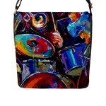Dram Abstrak Flap Closure Messenger Bag (L)