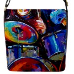 Dram Abstrak Flap Closure Messenger Bag (S)