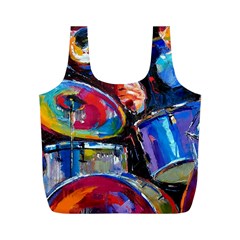 Dram Abstrak Full Print Recycle Bag (M) from ArtsNow.com Back