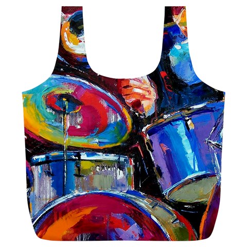 Dram Abstrak Full Print Recycle Bag (XL) from ArtsNow.com Front