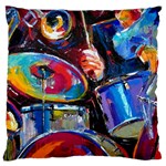 Dram Abstrak Large Flano Cushion Case (Two Sides)