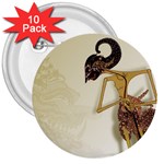 Gunungan Wayang Wallpaper 3  Button (10 pack)