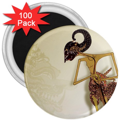 Gunungan Wayang Wallpaper 3  Magnet (100 pack) from ArtsNow.com Front