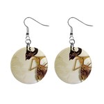 Gunungan Wayang Wallpaper 1  Button Earrings