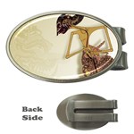Gunungan Wayang Wallpaper Money Clip (Oval)