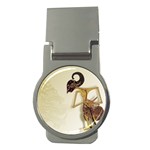 Gunungan Wayang Wallpaper Money Clip (Round)