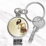 Gunungan Wayang Wallpaper Nail Clippers Key Chain