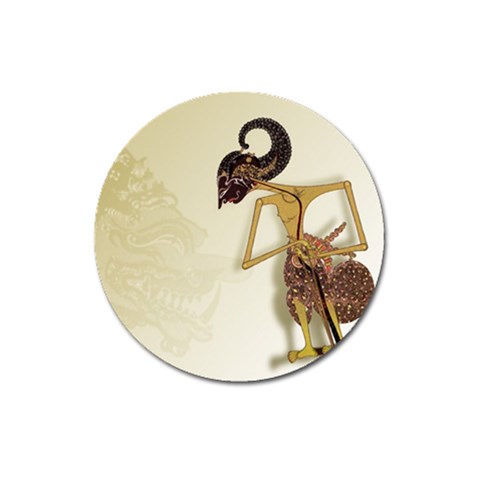 Gunungan Wayang Wallpaper Magnet 3  (Round) from ArtsNow.com Front