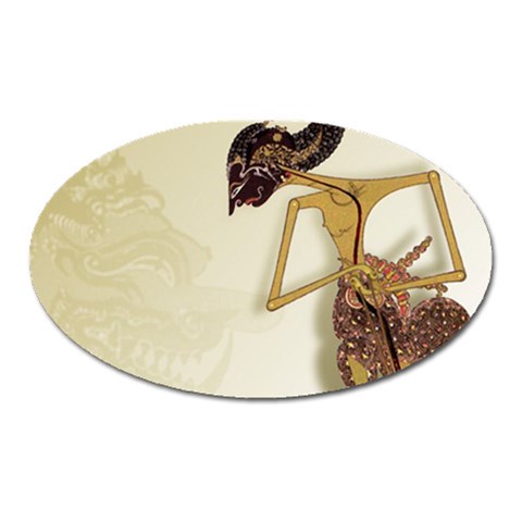 Gunungan Wayang Wallpaper Magnet (Oval) from ArtsNow.com Front
