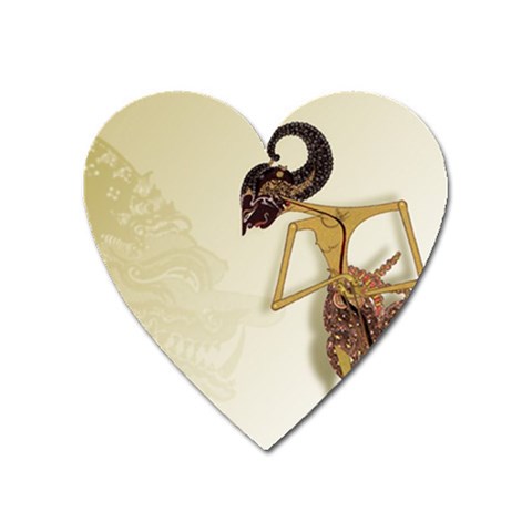 Gunungan Wayang Wallpaper Magnet (Heart) from ArtsNow.com Front