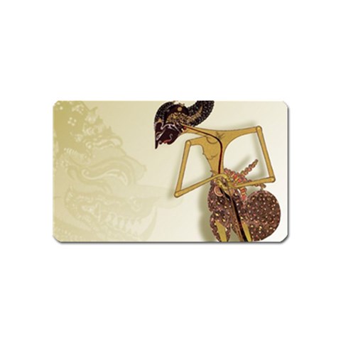 Gunungan Wayang Wallpaper Magnet (Name Card) from ArtsNow.com Front