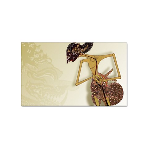 Gunungan Wayang Wallpaper Sticker Rectangular (10 pack) from ArtsNow.com Front