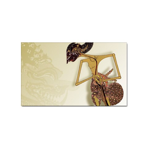 Gunungan Wayang Wallpaper Sticker Rectangular (100 pack) from ArtsNow.com Front
