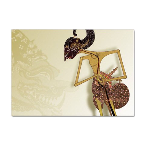 Gunungan Wayang Wallpaper Sticker A4 (10 pack) from ArtsNow.com Front
