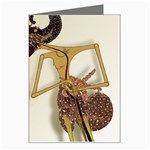 Gunungan Wayang Wallpaper Greeting Card