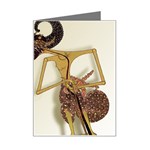 Gunungan Wayang Wallpaper Mini Greeting Card