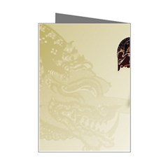 Gunungan Wayang Wallpaper Mini Greeting Card from ArtsNow.com Right