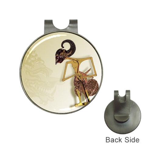 Gunungan Wayang Wallpaper Golf Ball Marker Hat Clip from ArtsNow.com Front