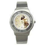 Gunungan Wayang Wallpaper Stainless Steel Watch