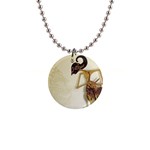 Gunungan Wayang Wallpaper 1  Button Necklace