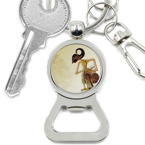 Gunungan Wayang Wallpaper Bottle Opener Key Chain from ArtsNow.com Front