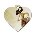 Gunungan Wayang Wallpaper Dog Tag Heart (Two Sides)