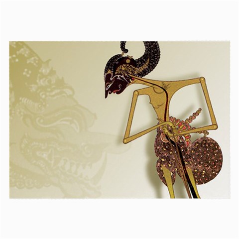 Gunungan Wayang Wallpaper Large Glasses Cloth (2 Sides) from ArtsNow.com Back