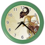 Gunungan Wayang Wallpaper Color Wall Clock