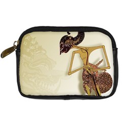 Gunungan Wayang Wallpaper Digital Camera Leather Case from ArtsNow.com Front