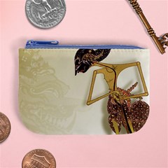 Gunungan Wayang Wallpaper Mini Coin Purse from ArtsNow.com Front