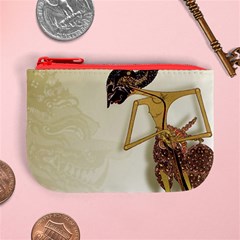 Gunungan Wayang Wallpaper Mini Coin Purse from ArtsNow.com Front