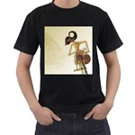 Gunungan Wayang Wallpaper Men s T-Shirt (Black)