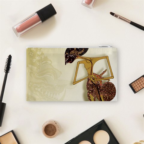 Gunungan Wayang Wallpaper Cosmetic Bag (Small) from ArtsNow.com Back