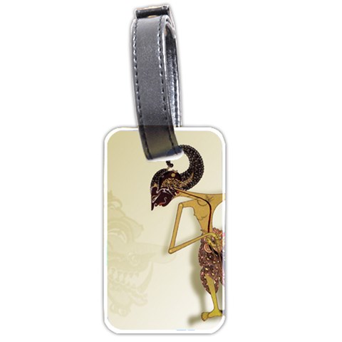 Gunungan Wayang Wallpaper Luggage Tag (two sides) from ArtsNow.com Front